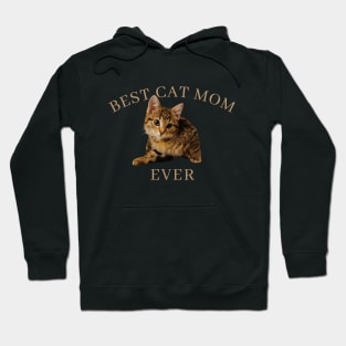 Best Cat Mom Ever, Cat Lover Cute Hoodie